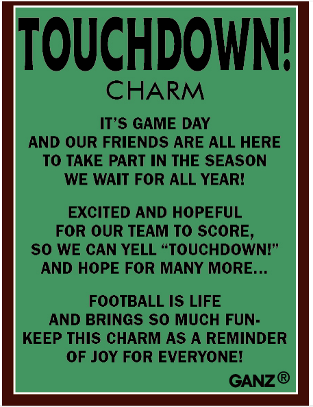 Football Touchdown Charms