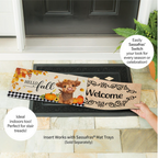 Frankie The Fall Highland Cow Sassafras Switch Mat