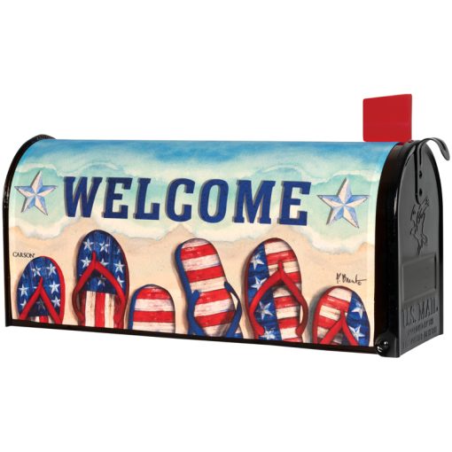 "Freedom Flip Flops" Mailbox Cover