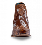 Frisco Falls Hair-on Hide & Hand-tooled Boots