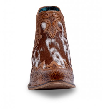 Frisco Falls Hair-on Hide & Hand-tooled Boots