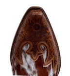 Frisco Falls Hair-on Hide & Hand-tooled Boots