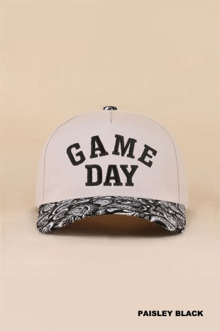 Game Day Two-tone Canvas Cotton Cap