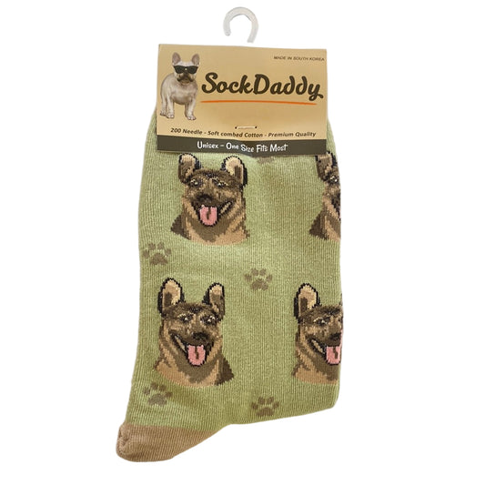 german shepherd sock