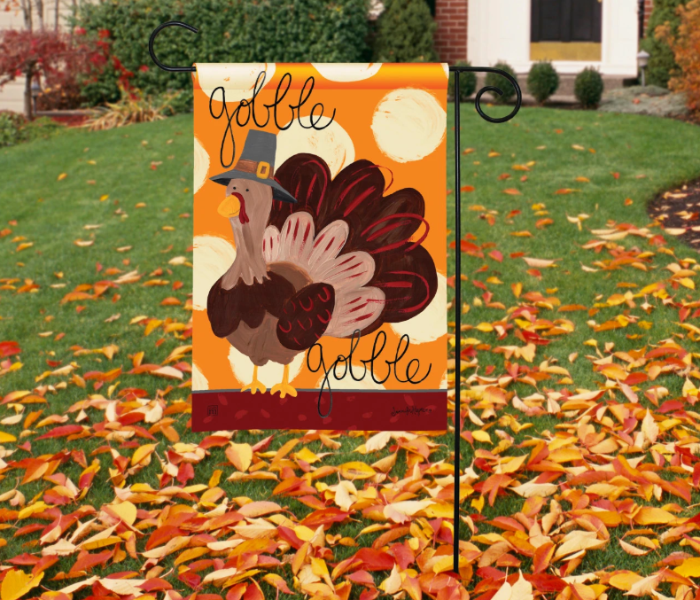 Studio M - Gobble Glam Garden Flag