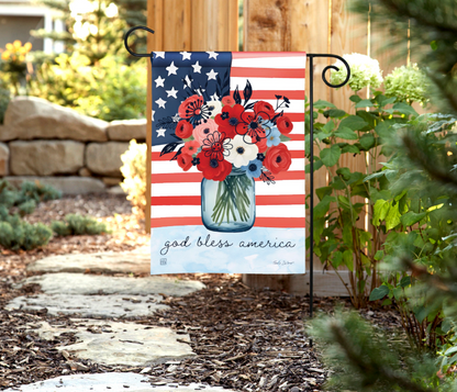 God Bless Garden Flag