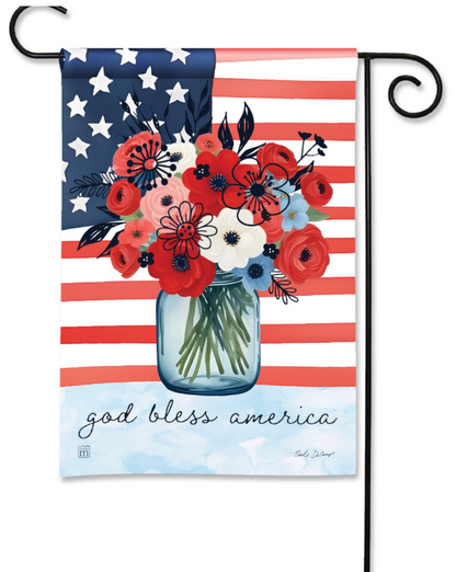 God Bless Garden Flag