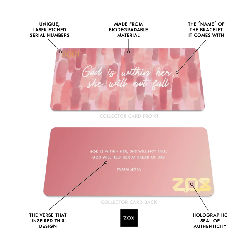 God Is Within Her Bible Verse Bracelet