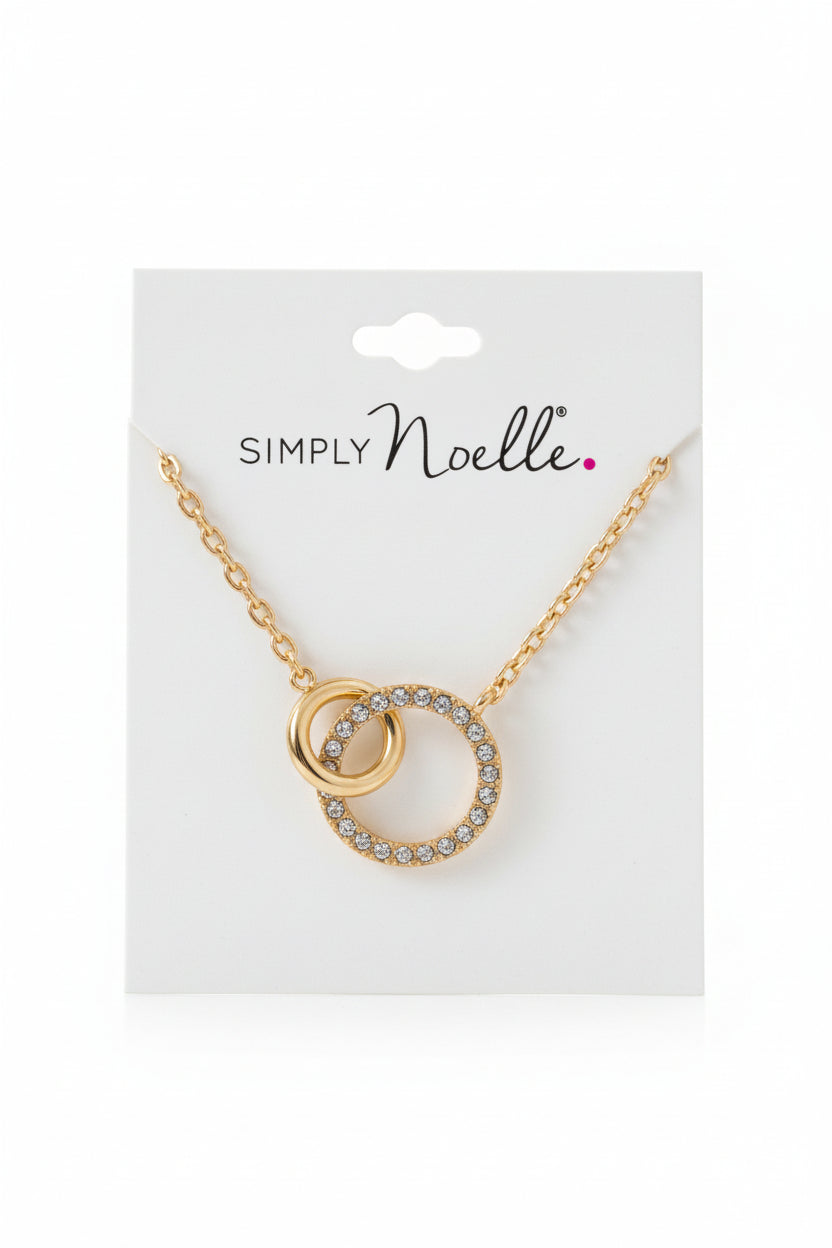 Noelle Double Crystal Necklace