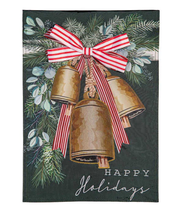 Golden Bells Applique Flag