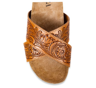 Myra Gracie Hand-Tooled Sandals