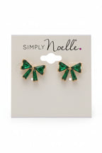 Crystal Bow Earrings