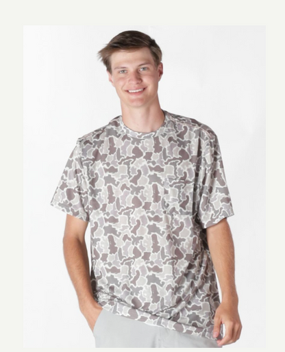 Simply Southern Grey Camo Shirt