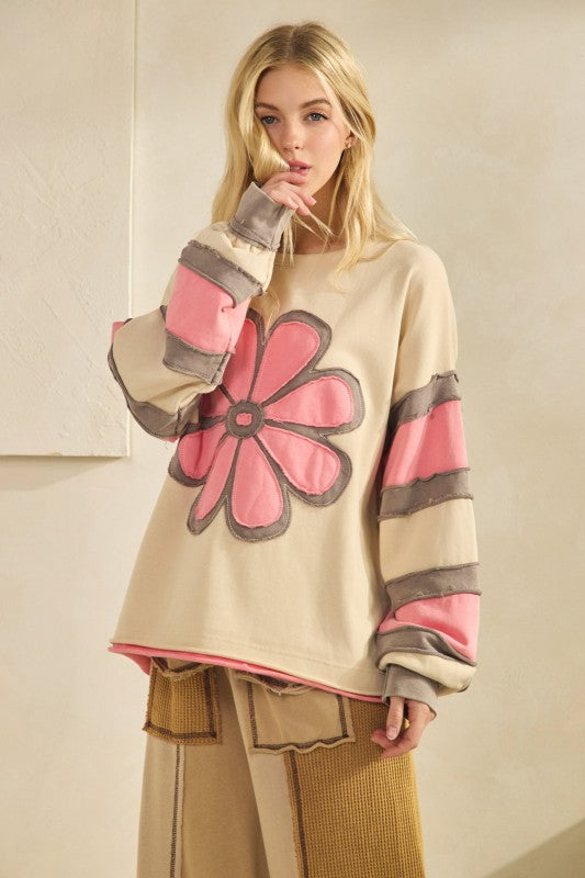 Groovy Bloom Pullover