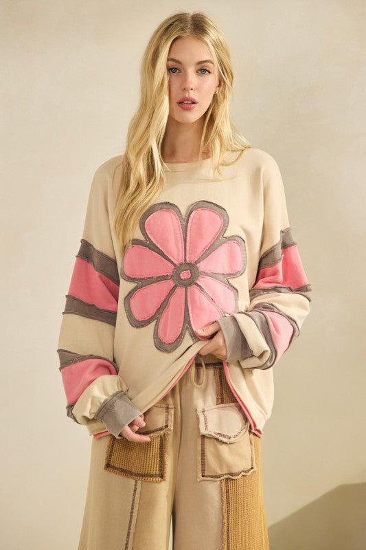 Groovy Bloom Pullover