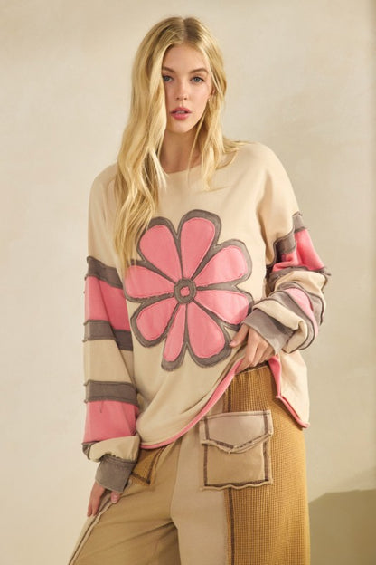 Groovy Bloom Pullover