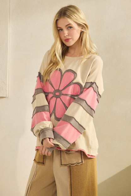 Groovy Bloom Pullover