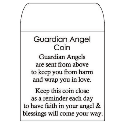 Guardian Angel Coin in a Basket