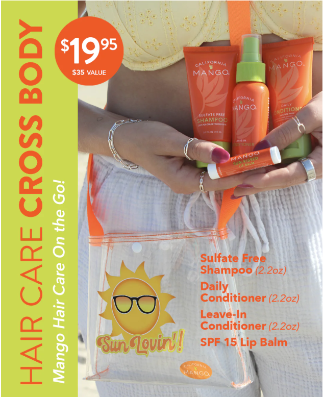 Mango On The Go 5 Piece Hair Care Set