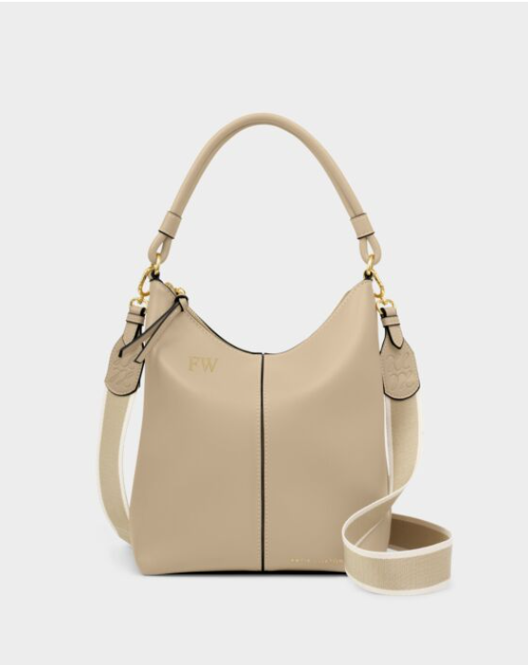 Hallie Satchel Bag Light Taupe