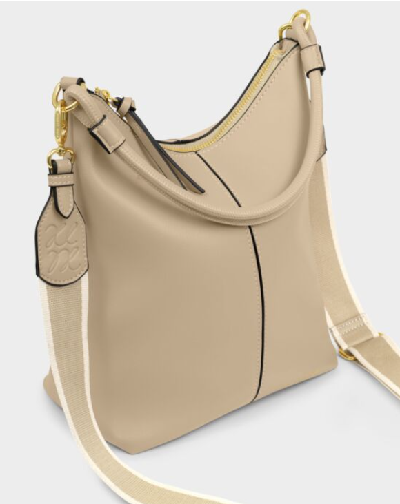 Hallie Satchel Bag Light Taupe