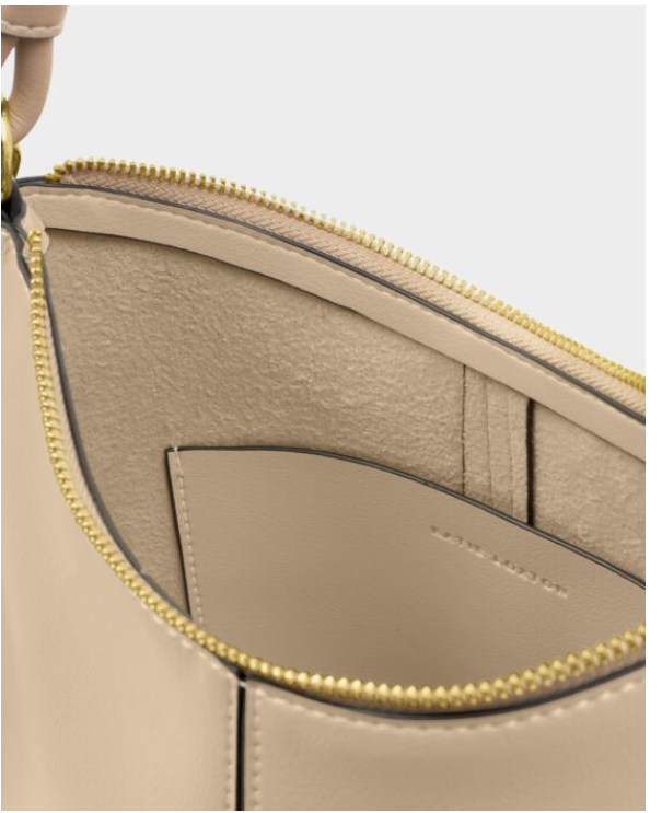 Hallie Satchel Bag Light Taupe