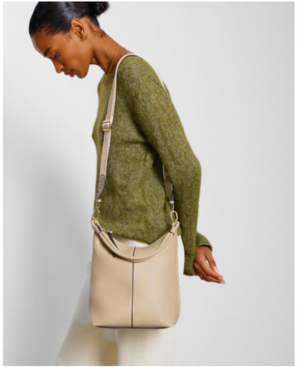 Hallie Satchel Bag Light Taupe