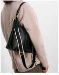 Hallie Satchel Bag Black