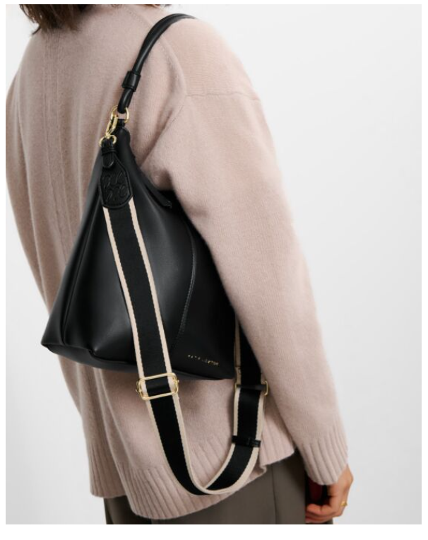 Hallie Satchel Bag Black