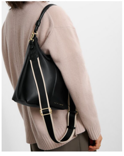 Hallie Satchel Bag Black