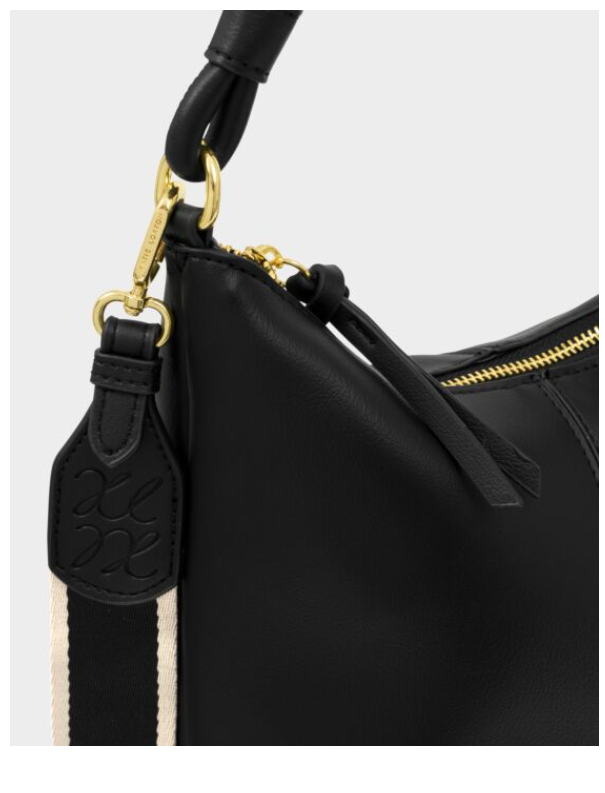 Hallie Satchel Bag Black