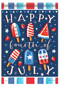 "Happy 4th" Dura Soft™ Garden Flag