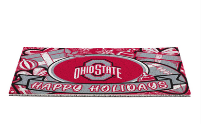 Ohio State University Holiday PVC Mat, 28"x16"