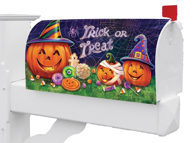 Happy Pumpkins Mailbox Cover