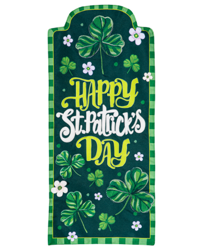 Happy St. Patrick's Day Shamrocks Everlasting Impression Textile Décor