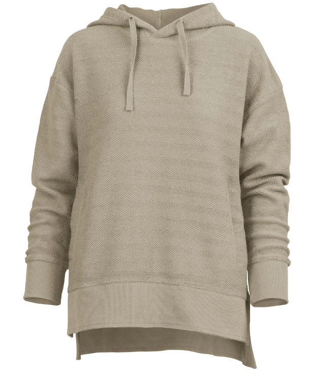 Harbor Way Herringbone Hooded Pullover