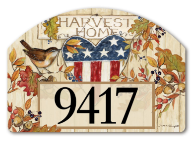 Harvest Home Americana Yard DeSign