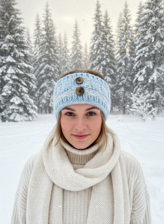 WB COTTAGE HEADBAND W/ BUTTONS