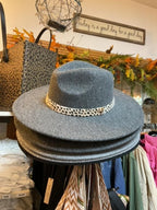 Heathered Fedora Hat