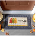 Hello Fall Autumn Trees Sassafras Switch Mat