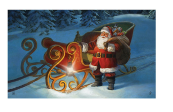 Here Comes Santa Claus MatMate