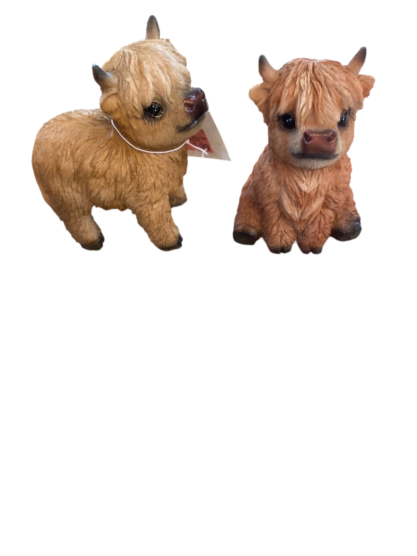 Small Resin Highland Cow