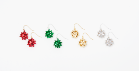 Holiday Bow Earrings