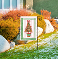 Holiday Gingerbread Garden Flag