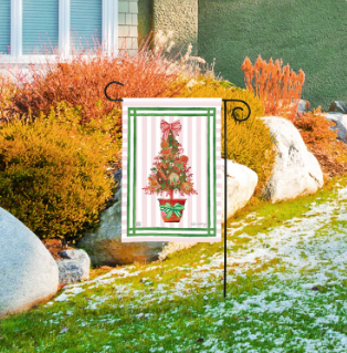Holiday Gingerbread Garden Flag
