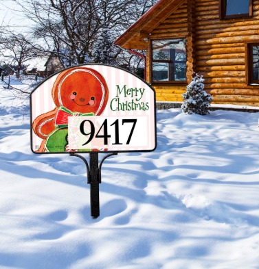 Holiday Gingerbread Yard DeSign