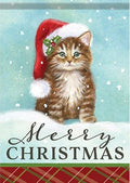 Holly Cat Large Flag