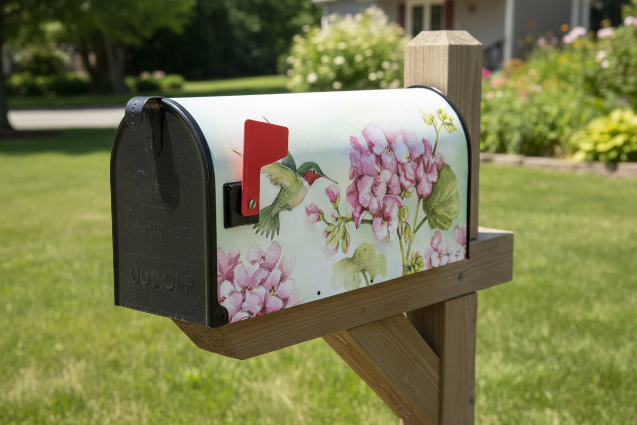 Hummingbird Mailbox Cover