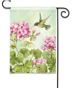 Hummingbird Garden Flag