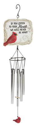 When a Cardinal Appears Memorial Wind Chime